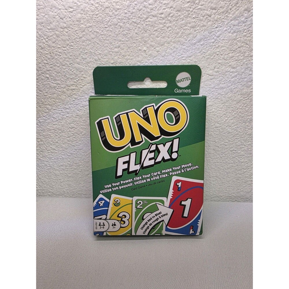 Mattel Games UNO Flex Card Game Family Party Night Travel Kids Adults READ